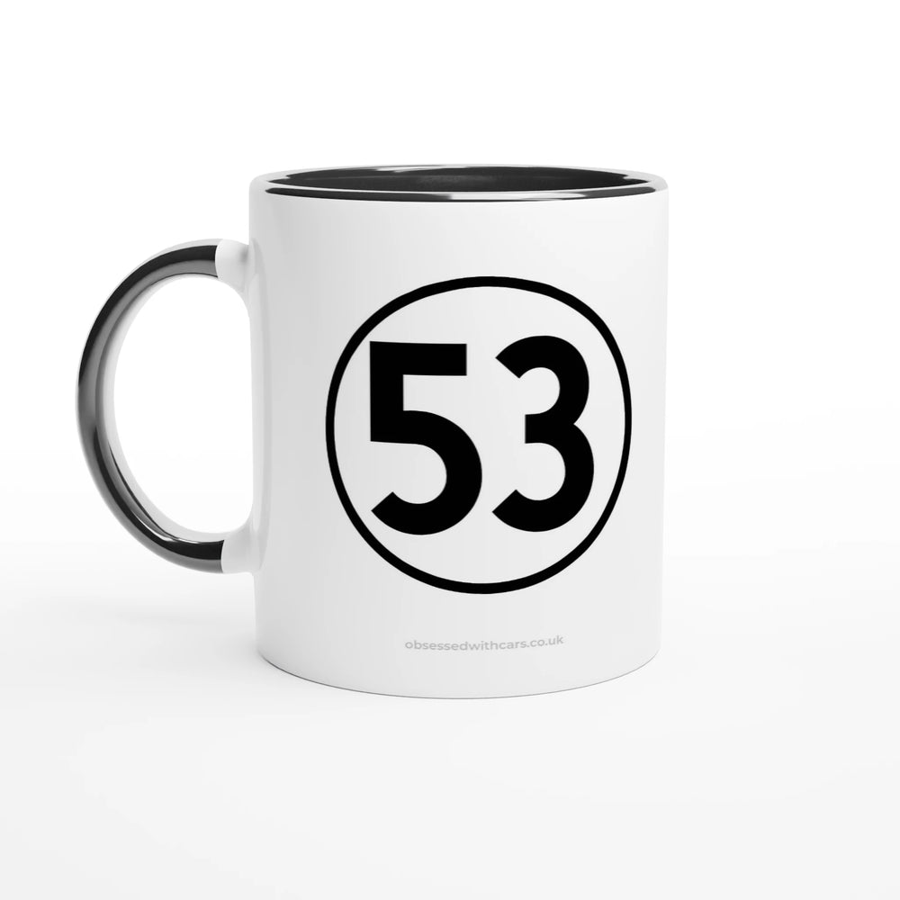 Herbie "53" Roundel Mug | TV & Movie Car Mugs