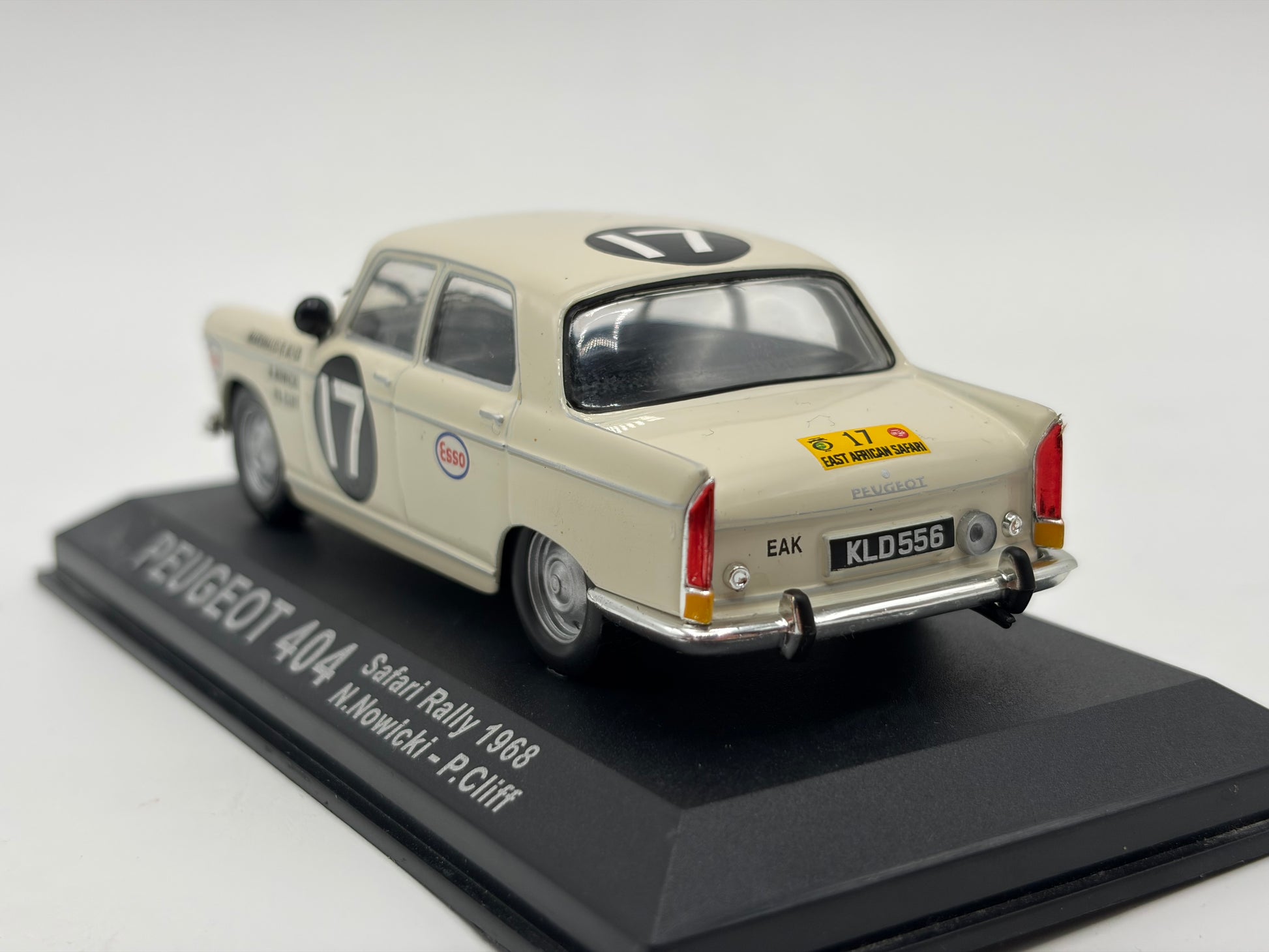 1/43 1968 Peugeot 404 - Safari Rally - Nowicki / Cliff | Model Rally Car