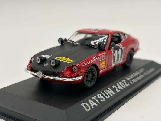 1/43 1971 Datsun 240Z - Safari Rally - Herrmann / Schuller | Model Rally Car