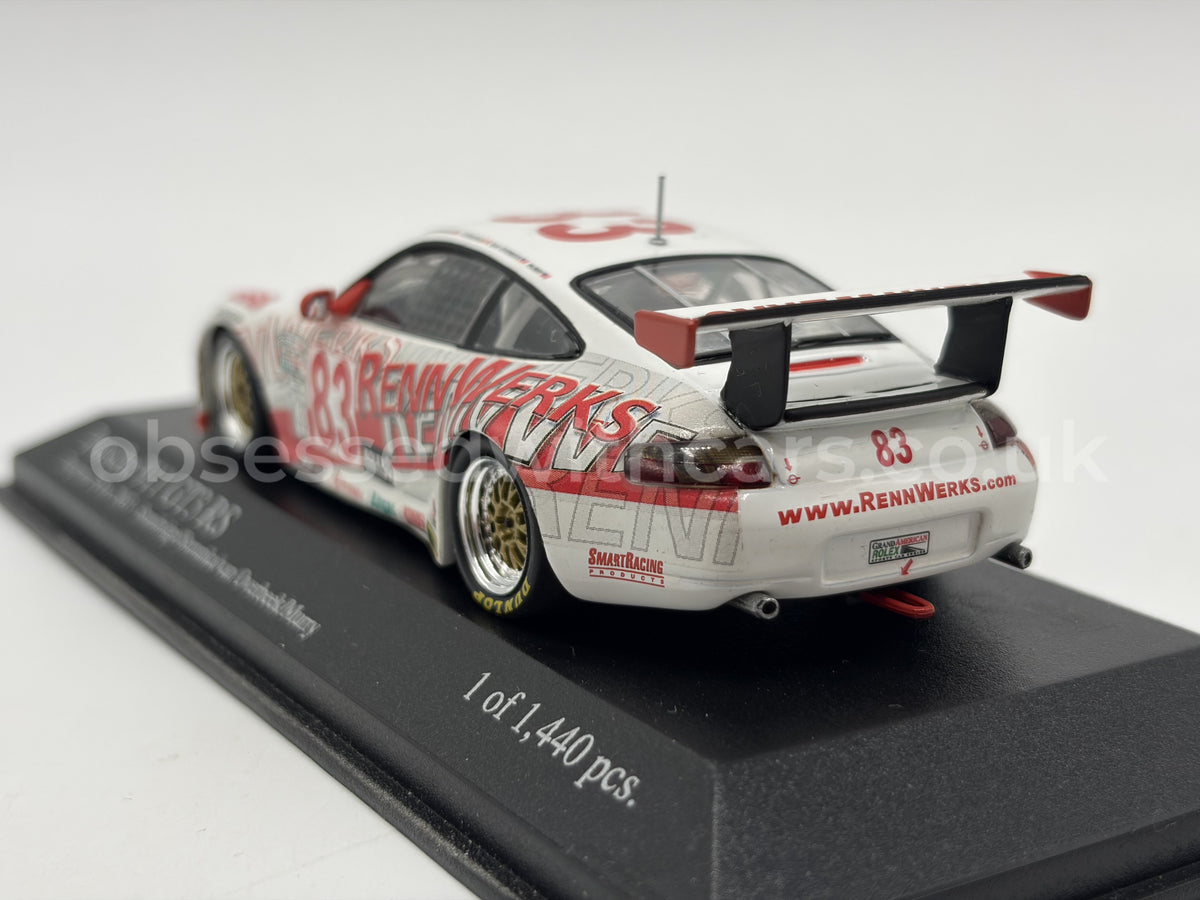 1/43 2003 Porsche 911 GT3 RS - 24h Daytona - Standridge / Steranka / van Overbeek / Murry - Minichamps | Model Car