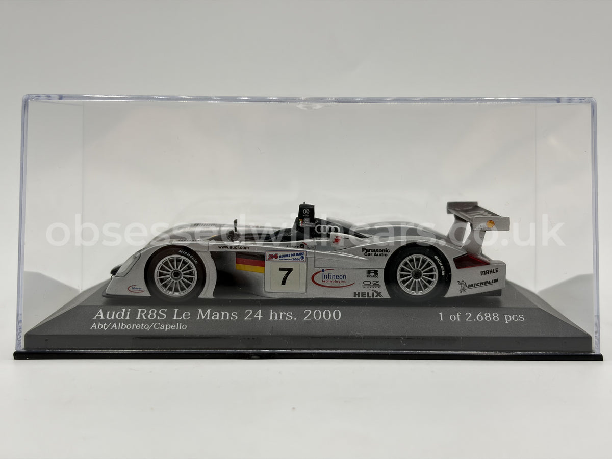 1/43 2000 Audi R8S - Abt / Alboreto / Capello - Minichamps | Model Le Mans Car