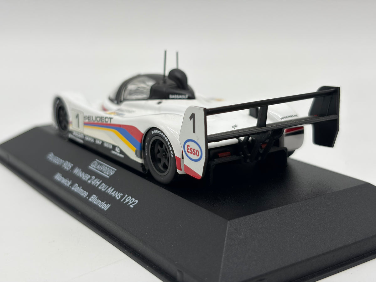 1/43 1992 Peugeot 905 - Warwick / Dalmas / Blundell - Quartzo | Model Le Mans Car