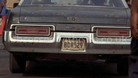BDR 529 - Blues Brothers - Dodge Monaco Bluesmobile | License Plate