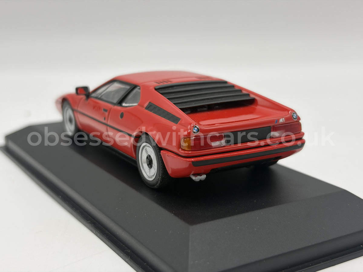 1/43 1978 BMW M1 Street - Red - Minichamps | Model Car