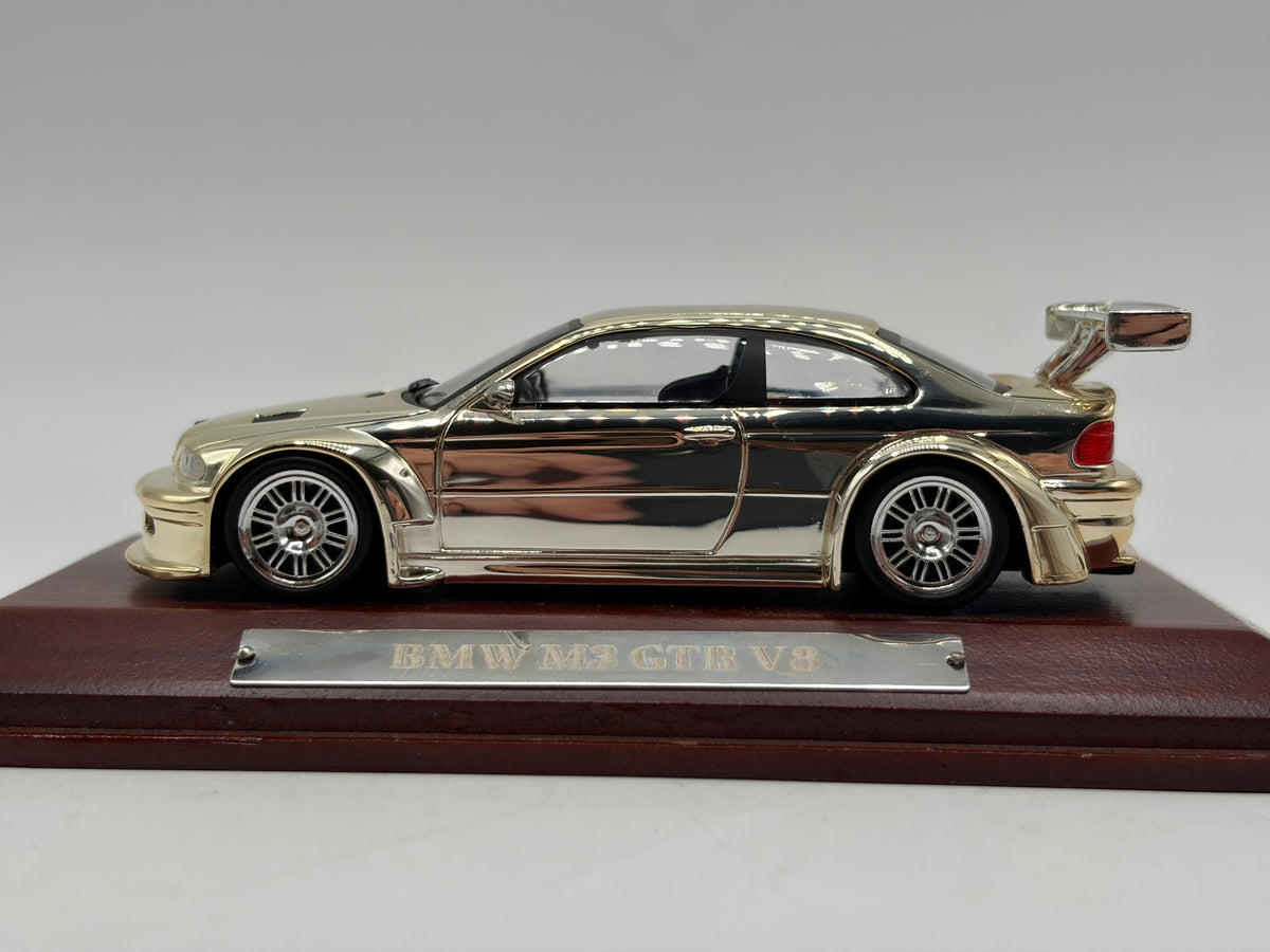 1/43 2001 BMW M3 GTR V8 - Chrome | Model Car