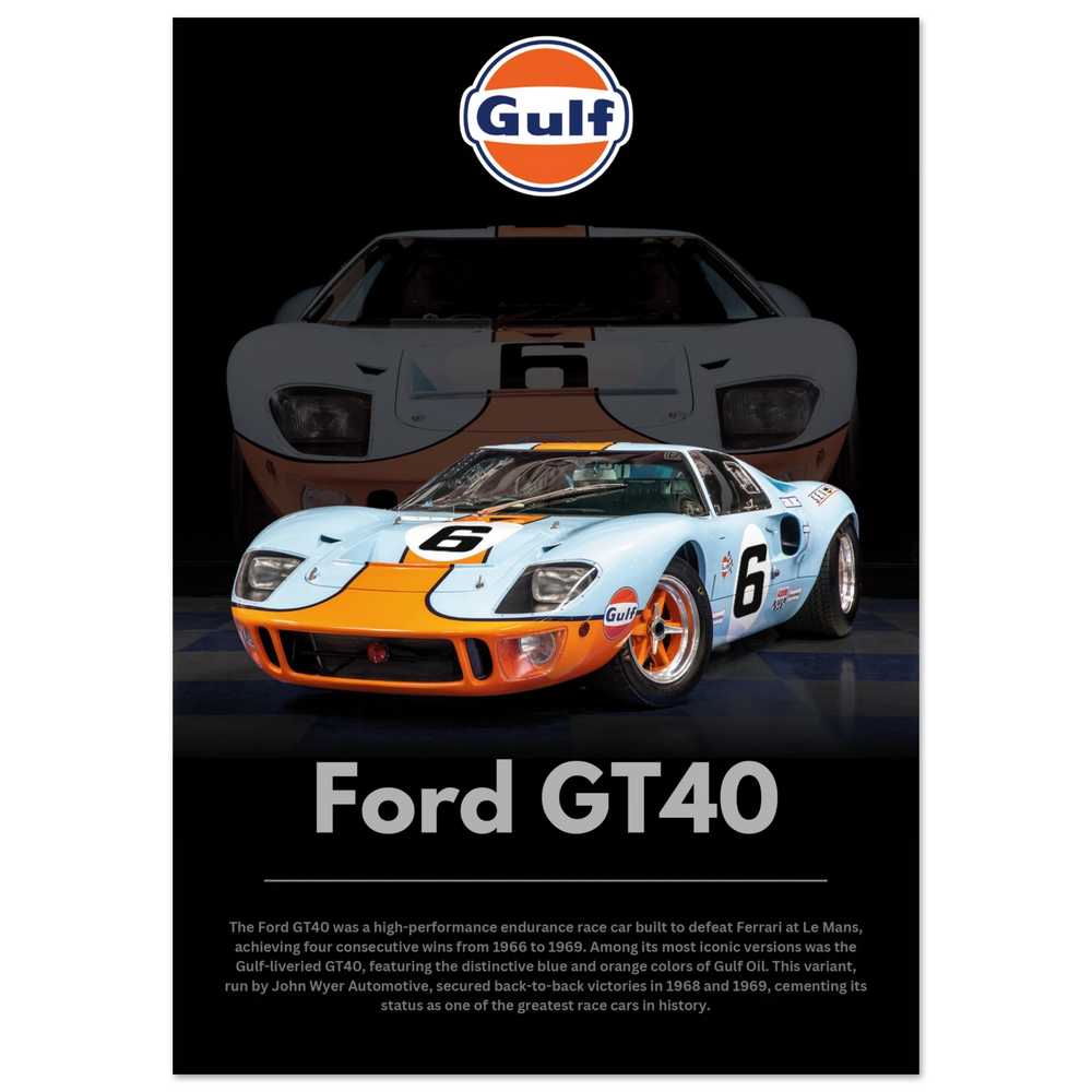 650 Ford GT40 Poster