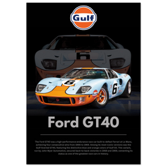 650 Ford GT40 Poster