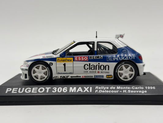 1/43 1996 Peugeot 306 Maxi - Monte Carlo Rally - Delecour / Sauvage | Model Rally Car