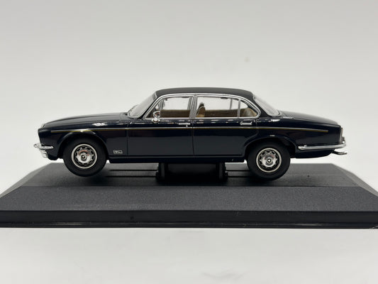1/43 1976 Jaguar XJ6 Series 2 - Dark Blue | Corgi Vanguards | Model Car