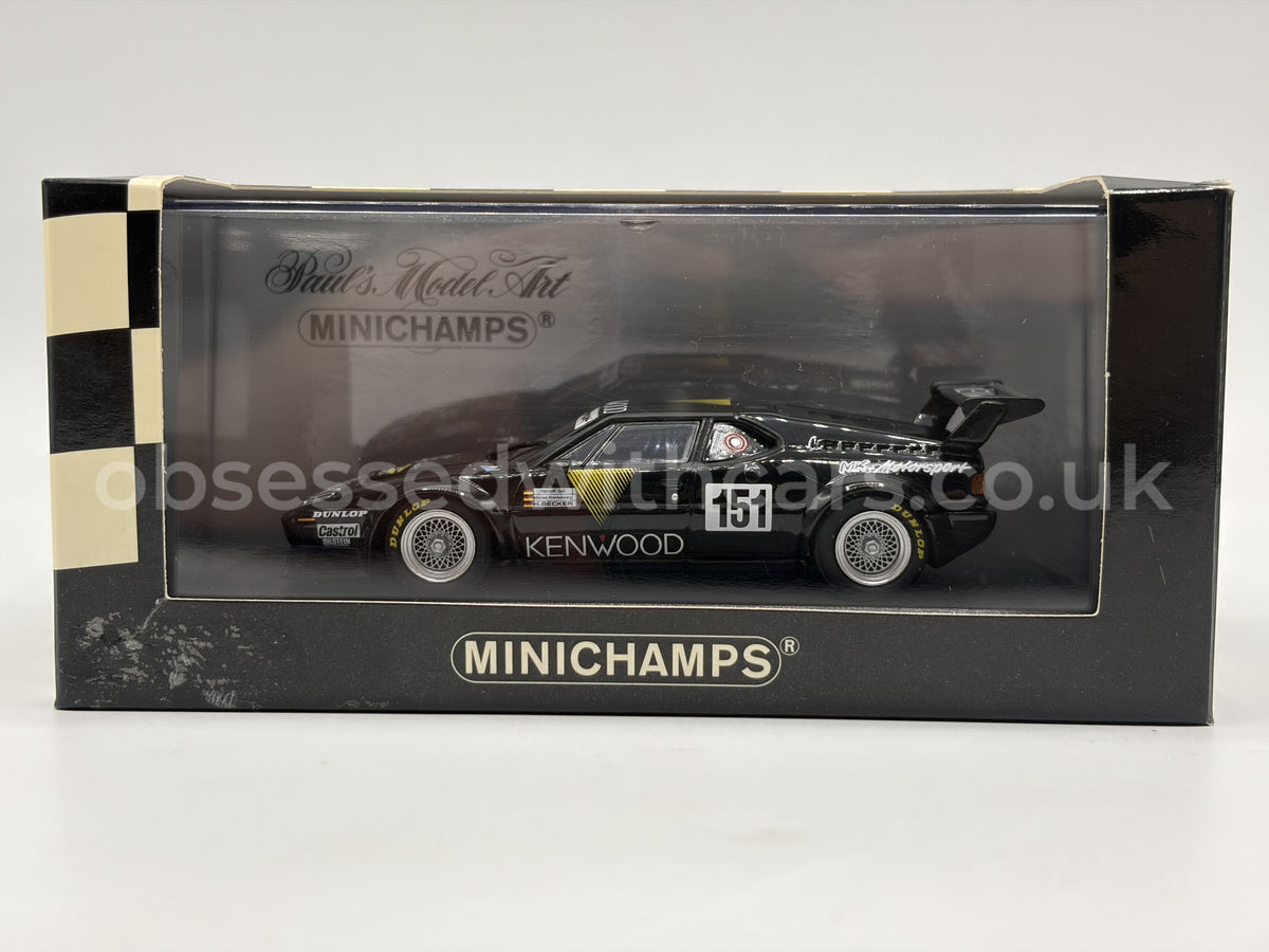 1/43 1986 BMW M1 Procar - Krankenberg / Gall / Becker - ADAC 1000km - Minichamps | Model Car