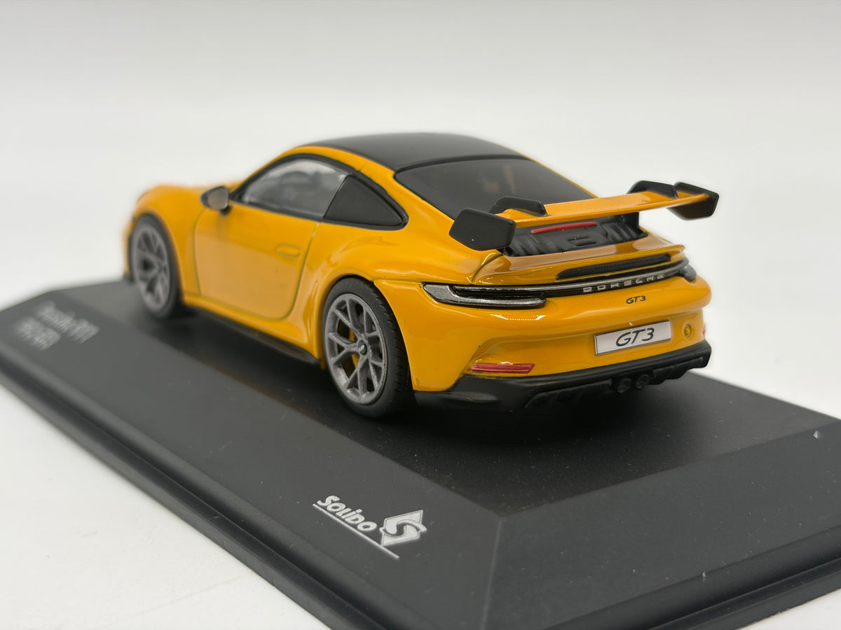 1/43 2023 Porsche 911 (992) GT3 - Yellow - Solido | Model Car