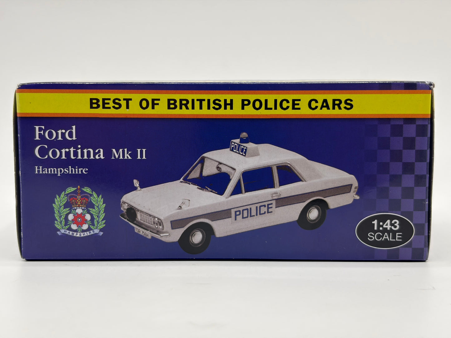 1/43 1970 Ford Cortina Mk2 - Hampshire Police | Model Police Car