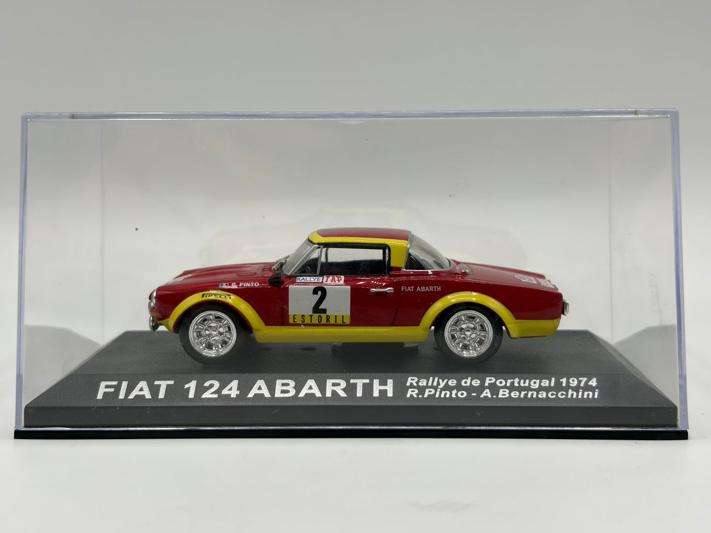 1/43 1974 Fiat 124 Abarth - Rallye de Portugal - Pinto / Bernacchini | Model Rally Car