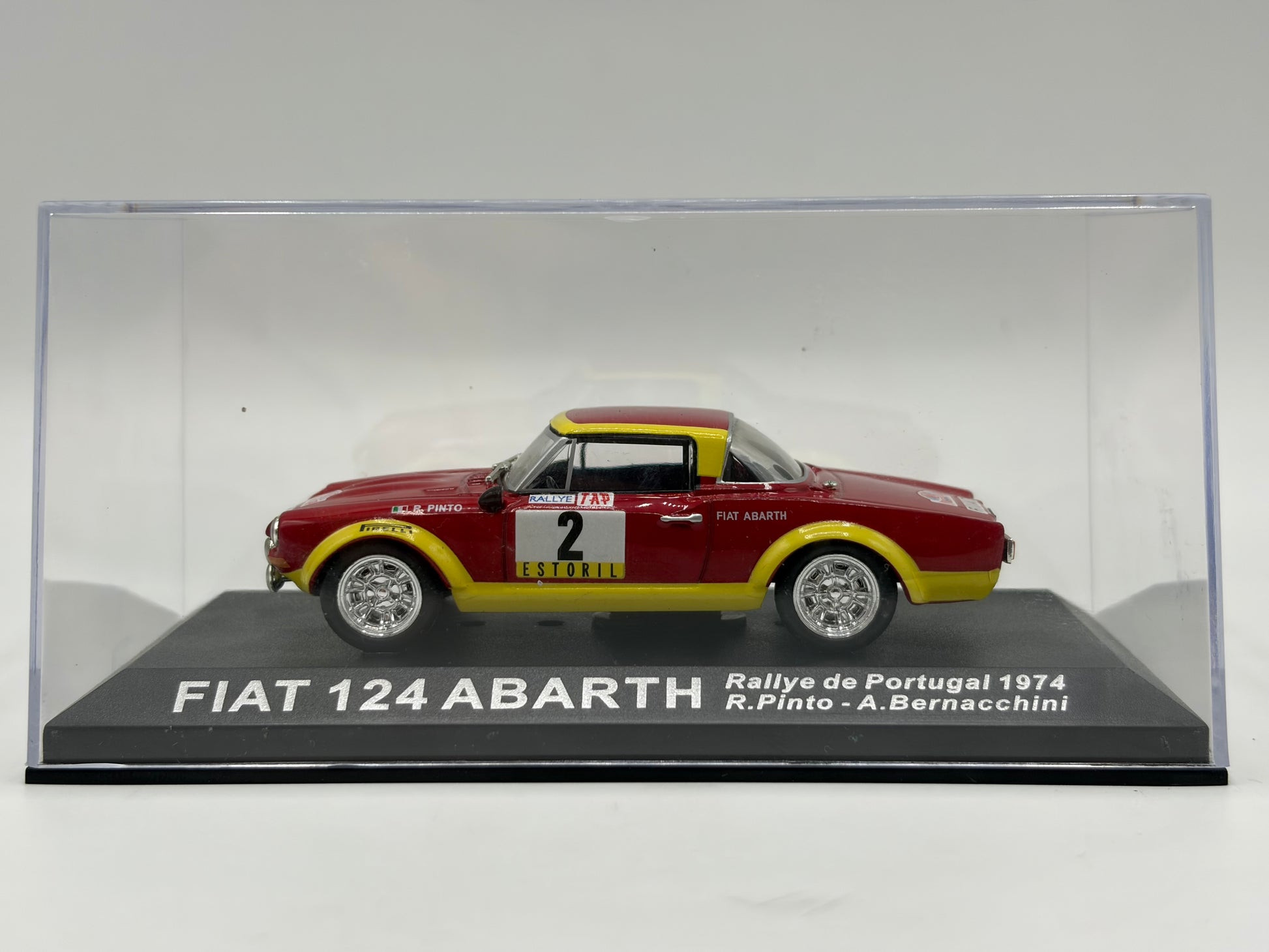 1/43 1974 Fiat 124 Abarth - Rallye de Portugal - Pinto / Bernacchini | Model Rally Car