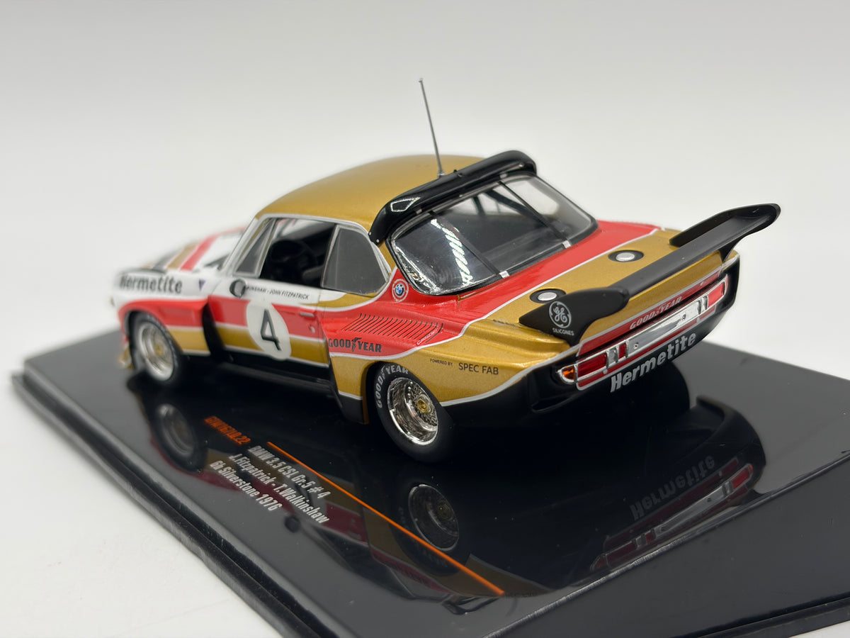 1/43 1976 BMW 3.5 CSL Gr.5 - 6h Silverstone - Fitzpatrick / Walkinshaw | Model Car