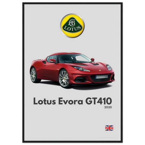 485 Lotus Evora GT410 Poster - Minimalist Collection
