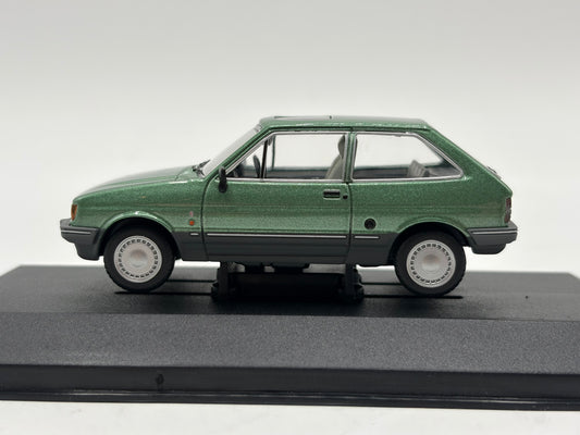 1/43 1987 Ford Fiesta Mk2 1.4 Ghia - Willow Green - Corgi Vanguards | Model Car