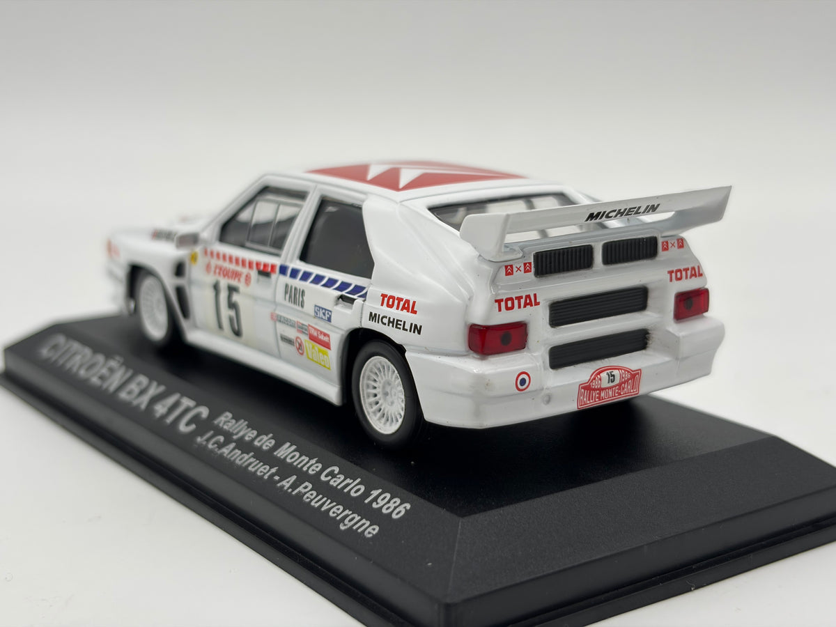 1/43 1986 Citroen BX 4TC - Monte Carlo Rally - Andruet / Peuvergne | Model Rally Car