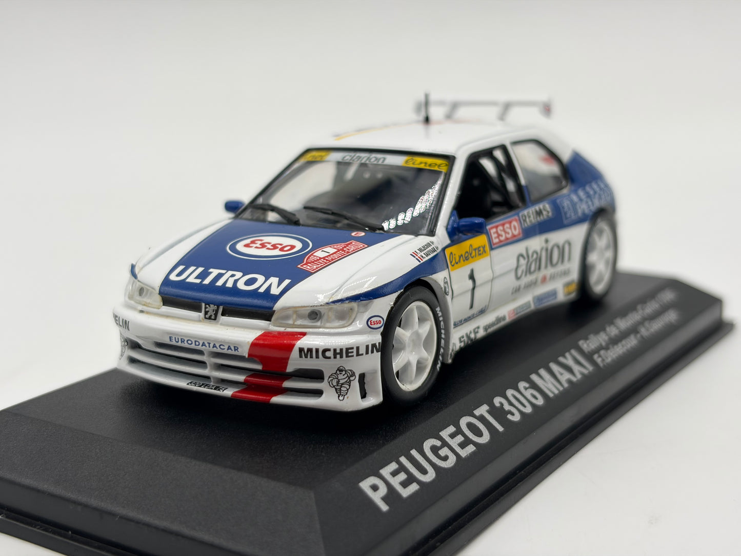 1/43 1996 Peugeot 306 Maxi - Monte Carlo Rally - Delecour / Sauvage | Model Rally Car