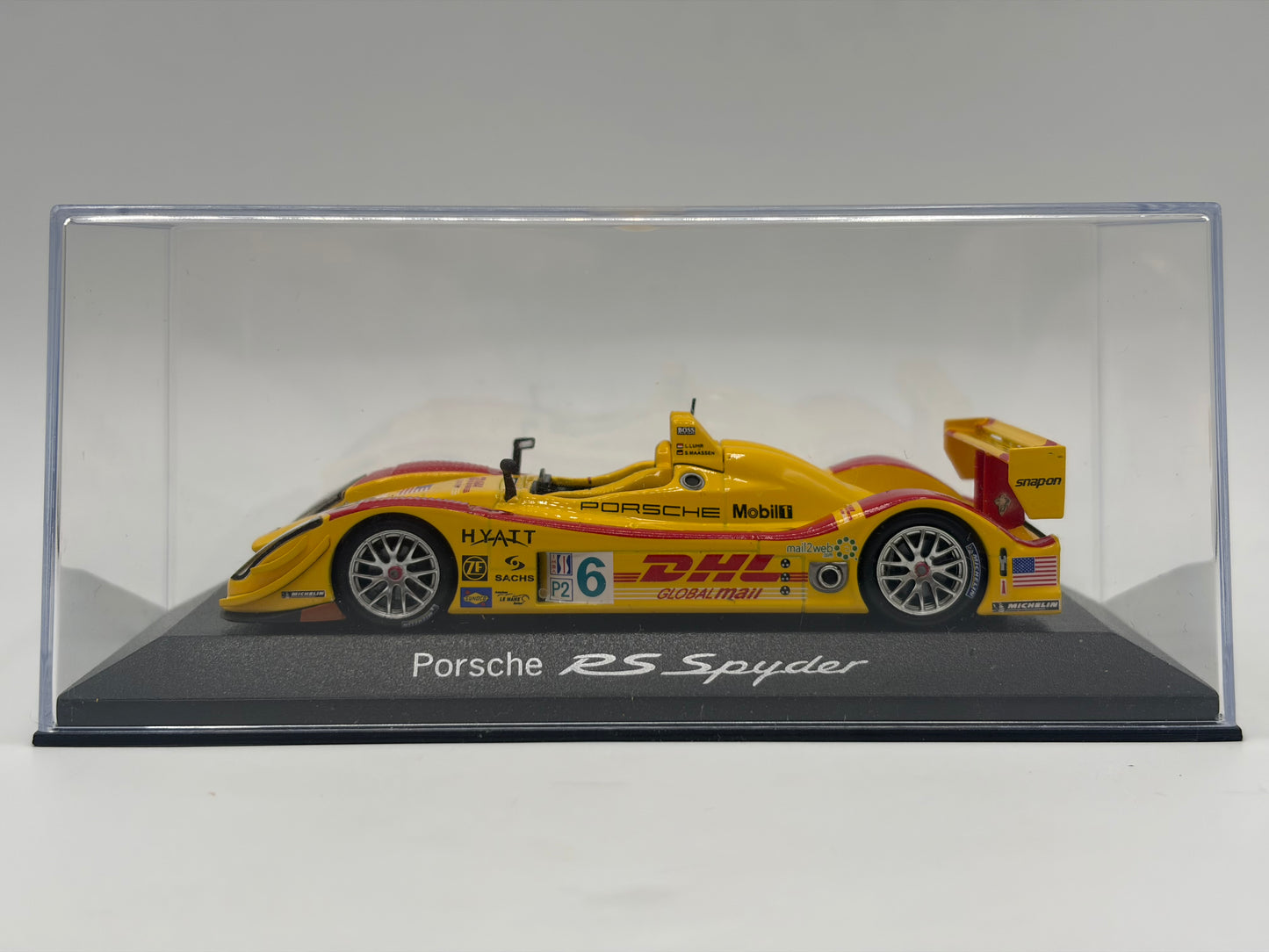 1/43 2006 Porsche RS Spyder - ALMS - Luhr / Maassen - Minichamps | Model Car