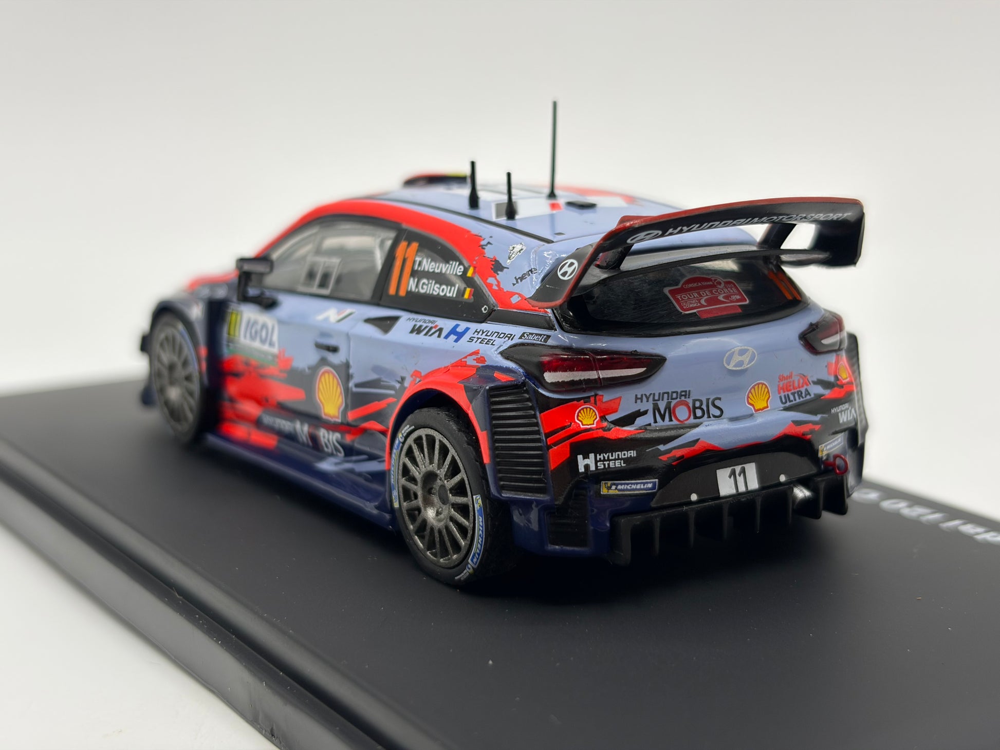 1/43 2019 Hyundai i20 Coupe WRC - Tour de Corse - Neuville / Gilsoul | Model Rally Car