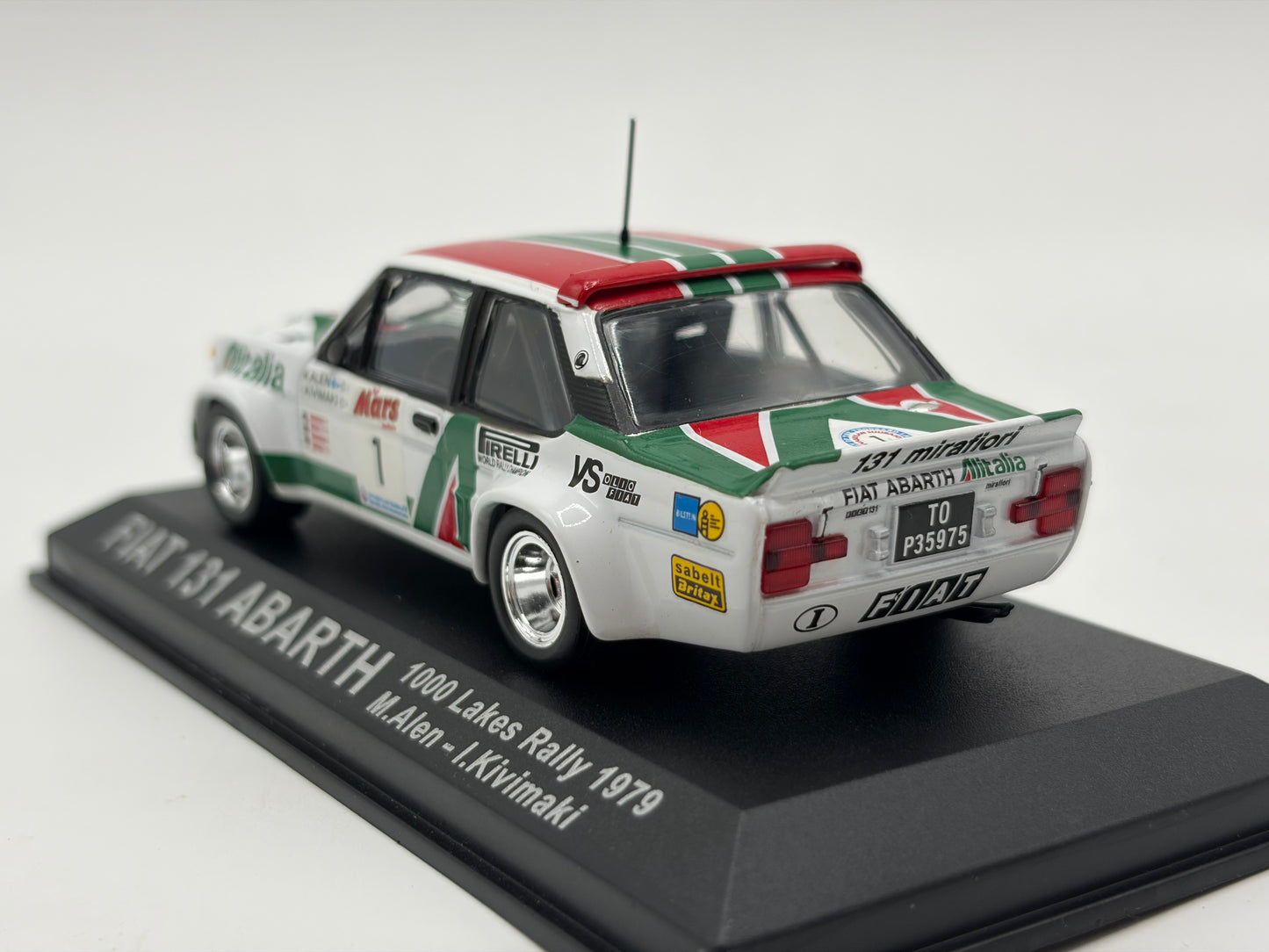 1/43 1979 Fiat 131 Abarth - 1000 Lakes Rally - Alen / Kivimaki | Model Rally Car