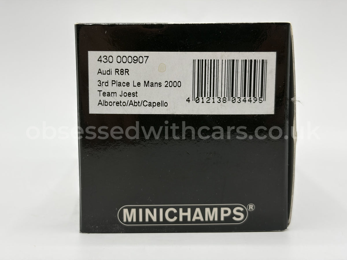 1/43 2000 Audi R8S - Abt / Alboreto / Capello - Minichamps | Model Le Mans Car