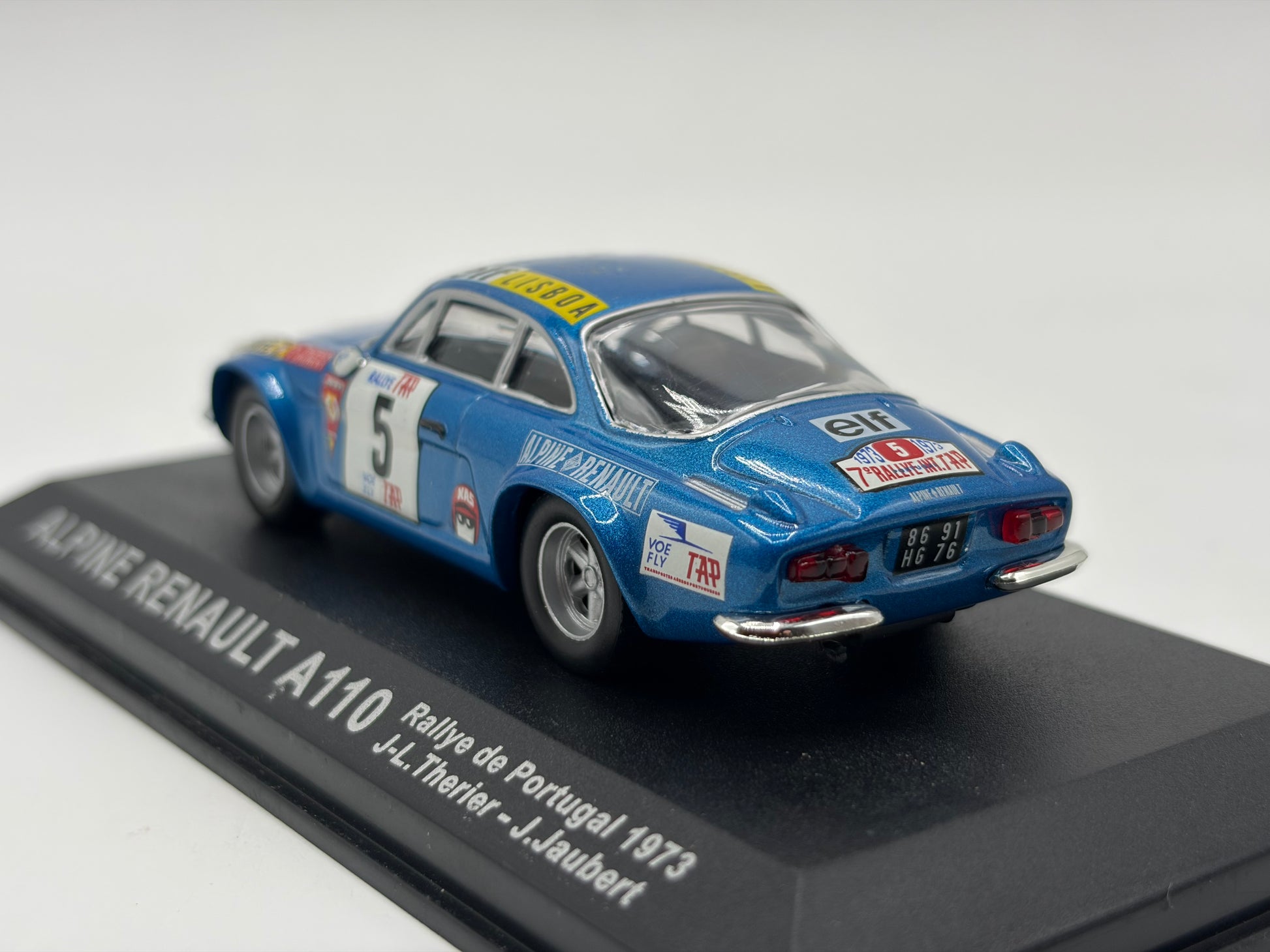 1/43 1973 Alpine Renault A110 - Rallye de Portugal - Therier / Jaubert | Model Rally Car