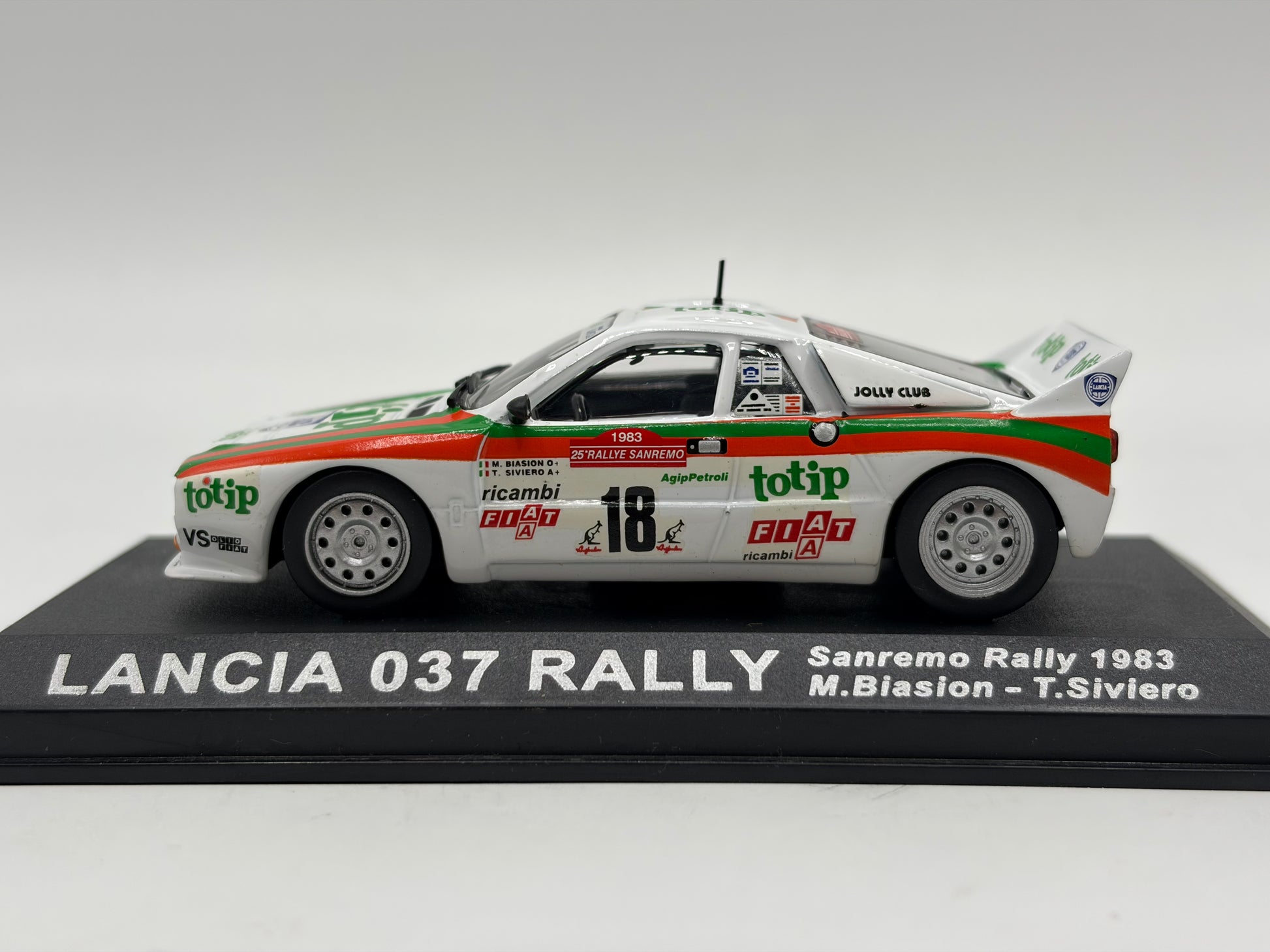 1/43 1983 Lancia 037 Rally - Sanremo Rally - Biasion / Siviero | Model Rally Car