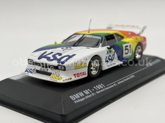 1/43 1981 BMW M1 - Alliot / Darniche / Cecotto | Model Le Mans Car
