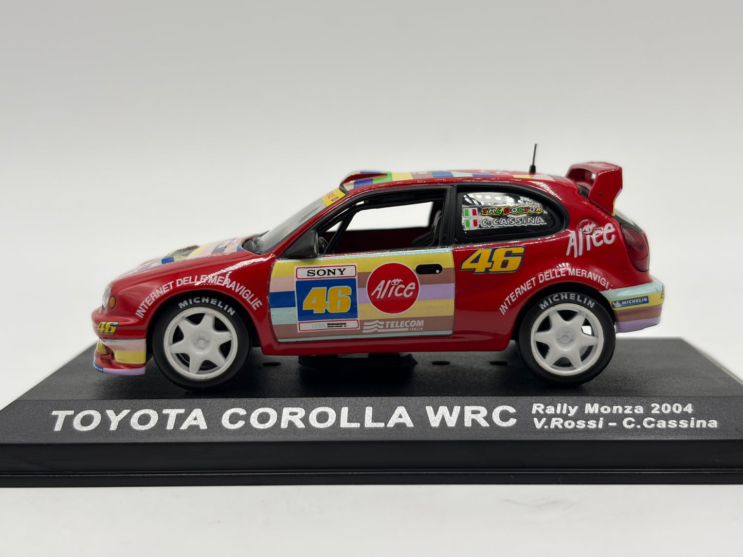 1/43 2004 Toyota Corolla WRC - Rally of Monza - Rossi / Cassina | Model Rally Car