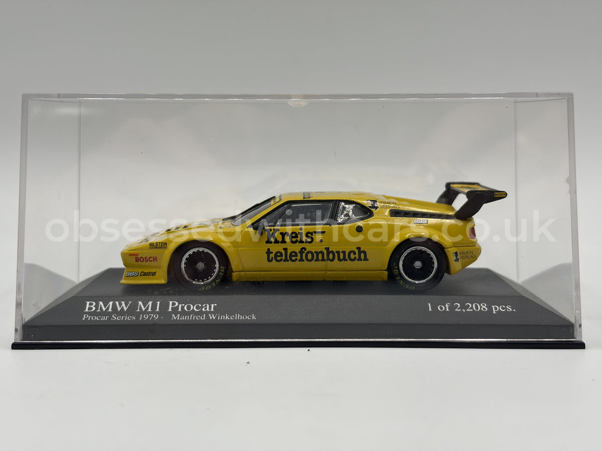 1/43 1979 BMW M1 Procar - Manfred Winkelhock - Minichamps | Model Car