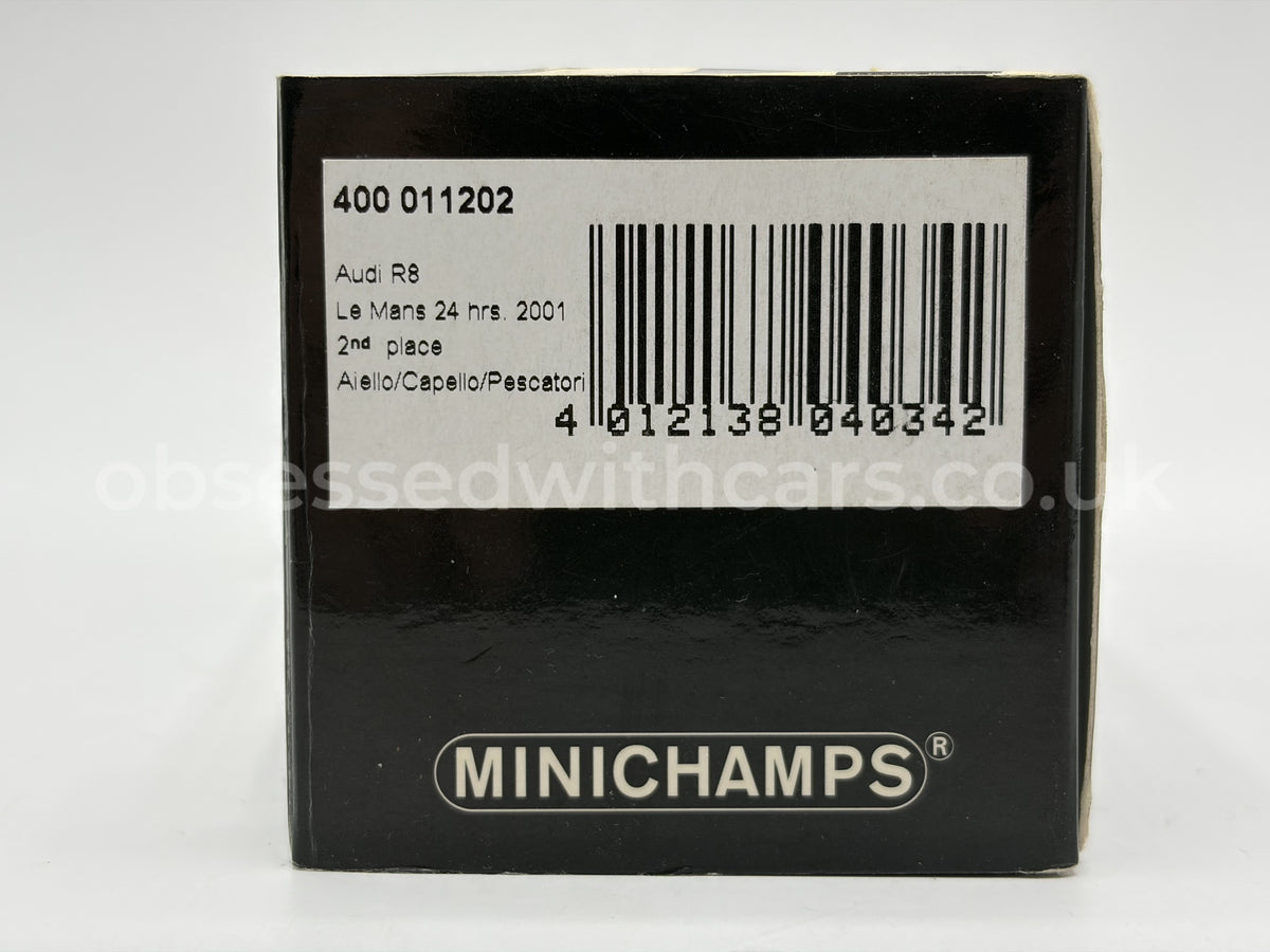 1/43 2001 Audi R8 - Aiello / Capello / Pescatori - Minichamps | Model Le Mans Car