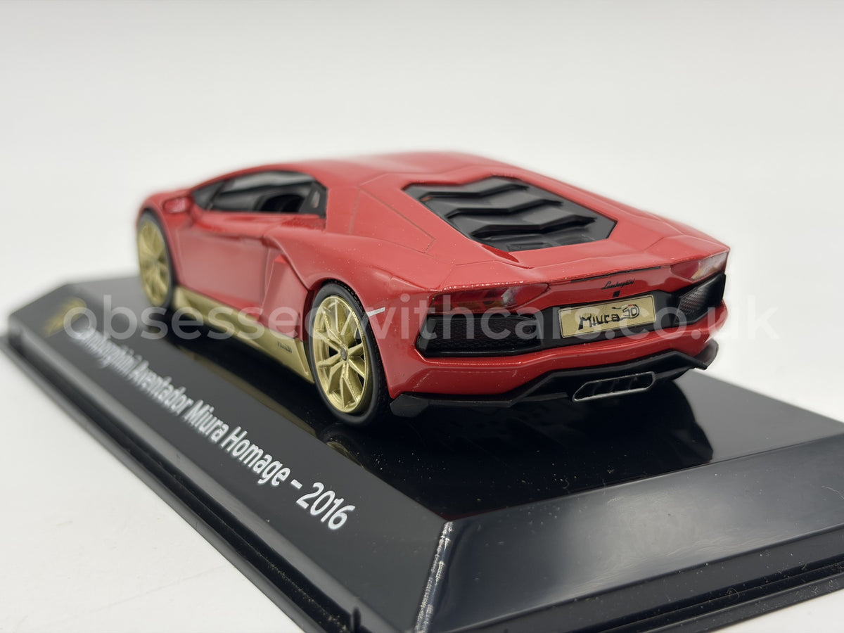 1/43 2016 Lamborghini Aventador Miura Homage | Model Car | Supercar Collection