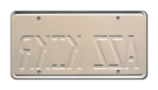 AZZ KIKR - Con Air - Malloy's Corvette | License Plate