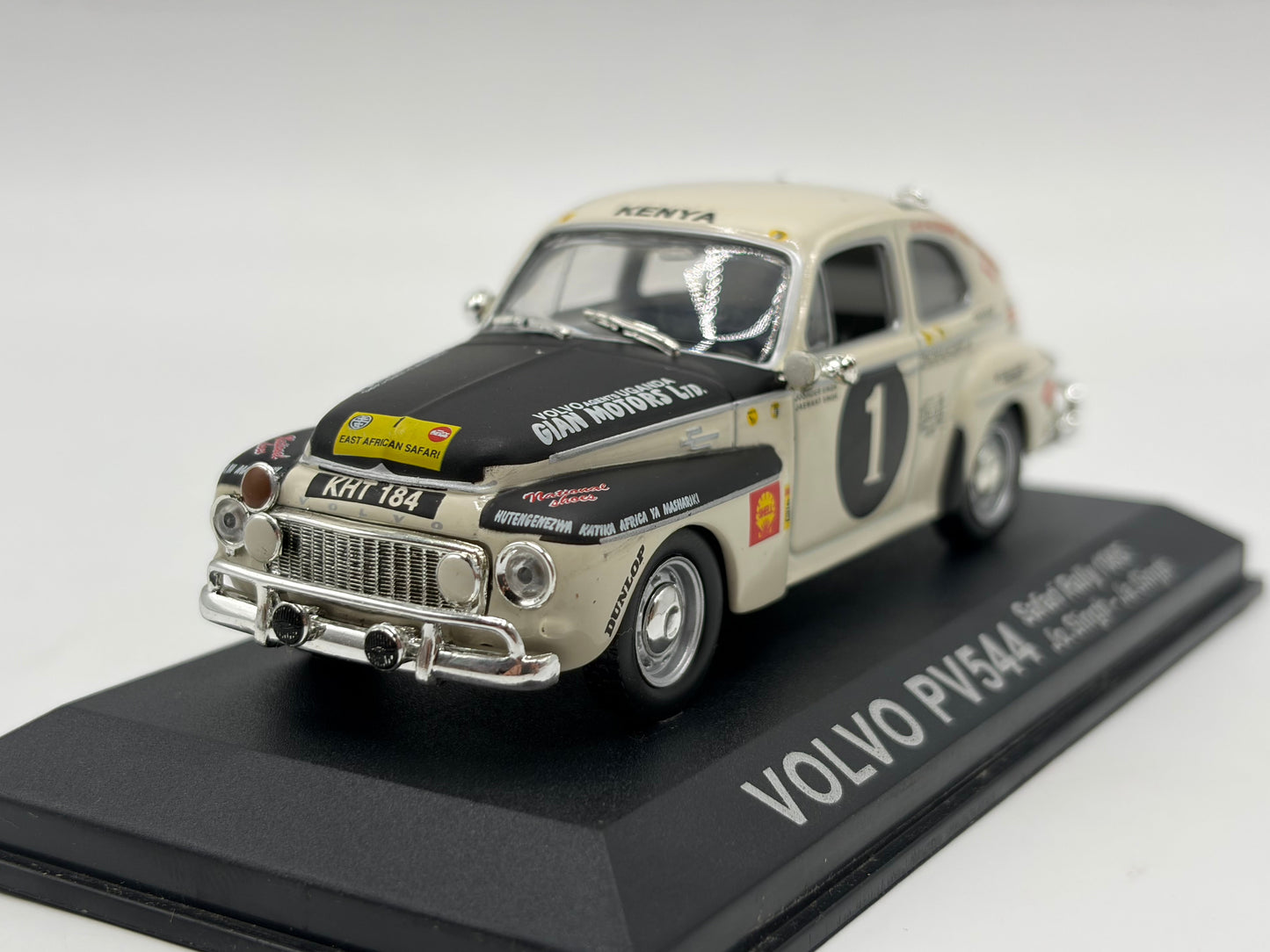 1/43 1965 Volvo PV544 - Safari Rally - Singh / Singh | Model Rally Car
