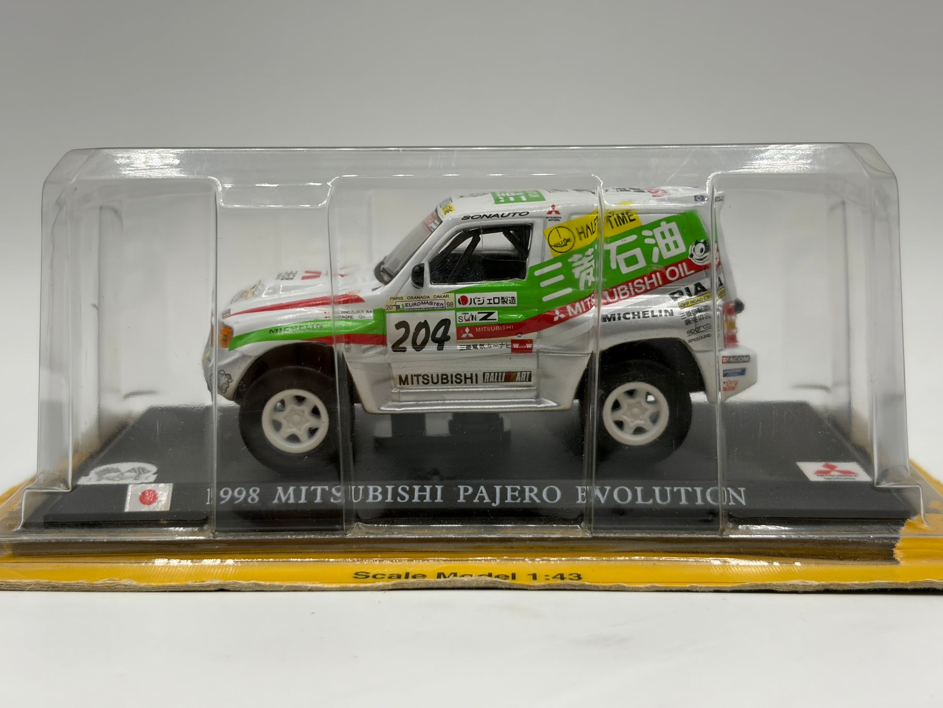 1/43 1998 Mitsubishi Pajero Evo - Paris-Granada-Dakar Rally - Shinozuka / Magne | Model Car