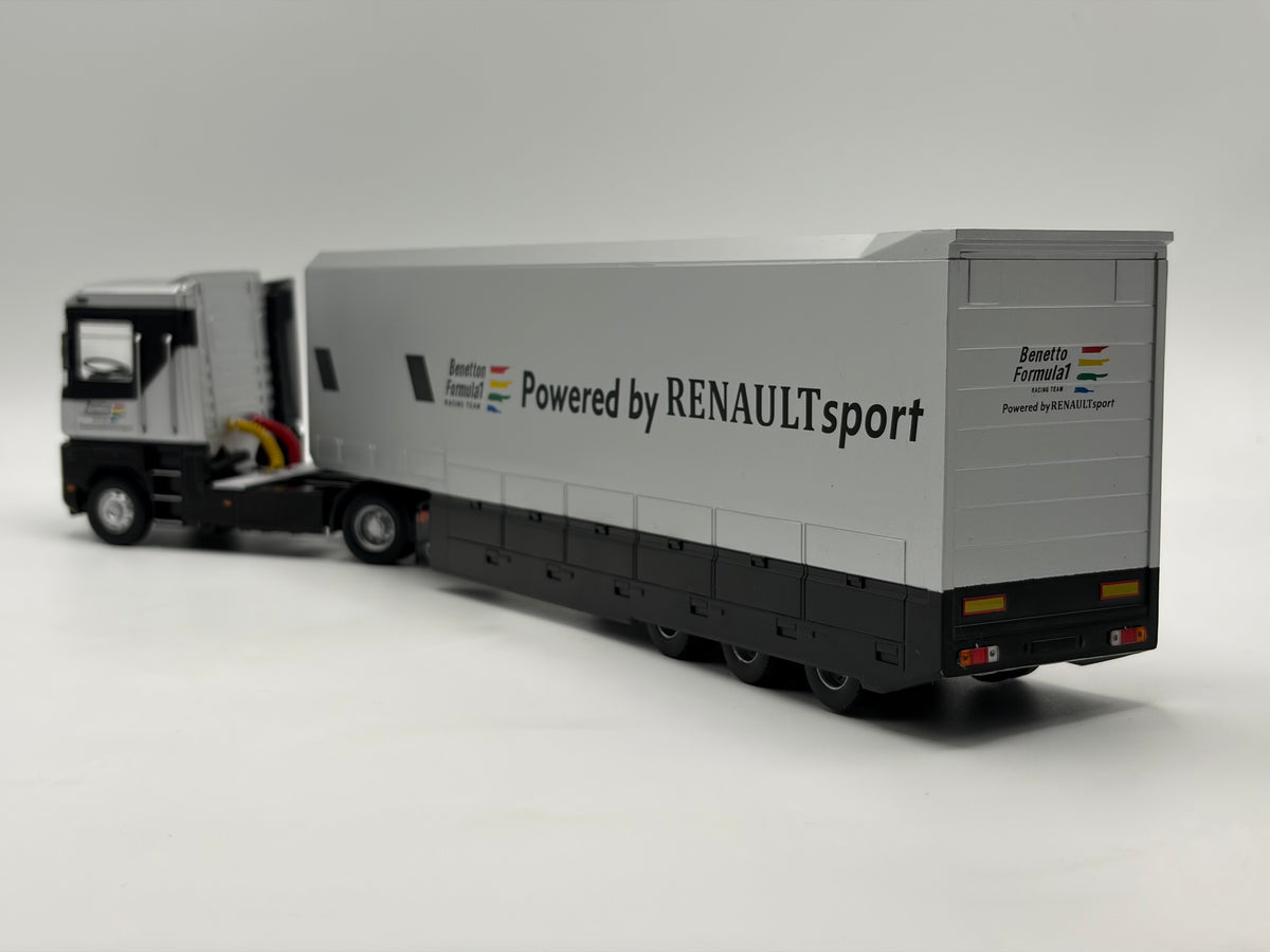 1/43 1995 Renault Magnum Transporter Truck - Benetton F1 Team