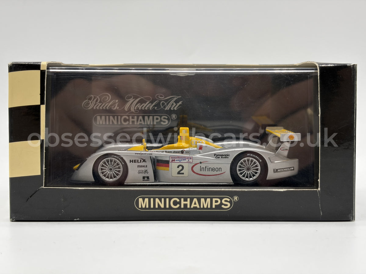 1/43 2001 Audi R8 - Aiello / Capello / Pescatori - Minichamps | Model Le Mans Car