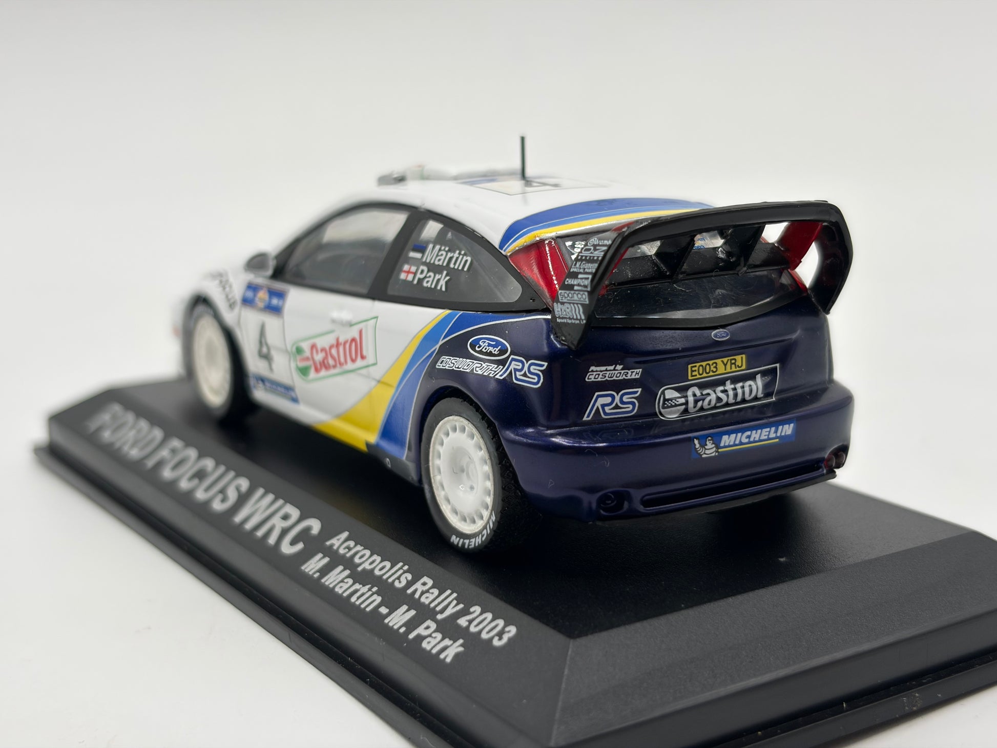 1/43 2003 Ford Focus WRC - Acropolis Rally - Martin / Park | Model Rally Car