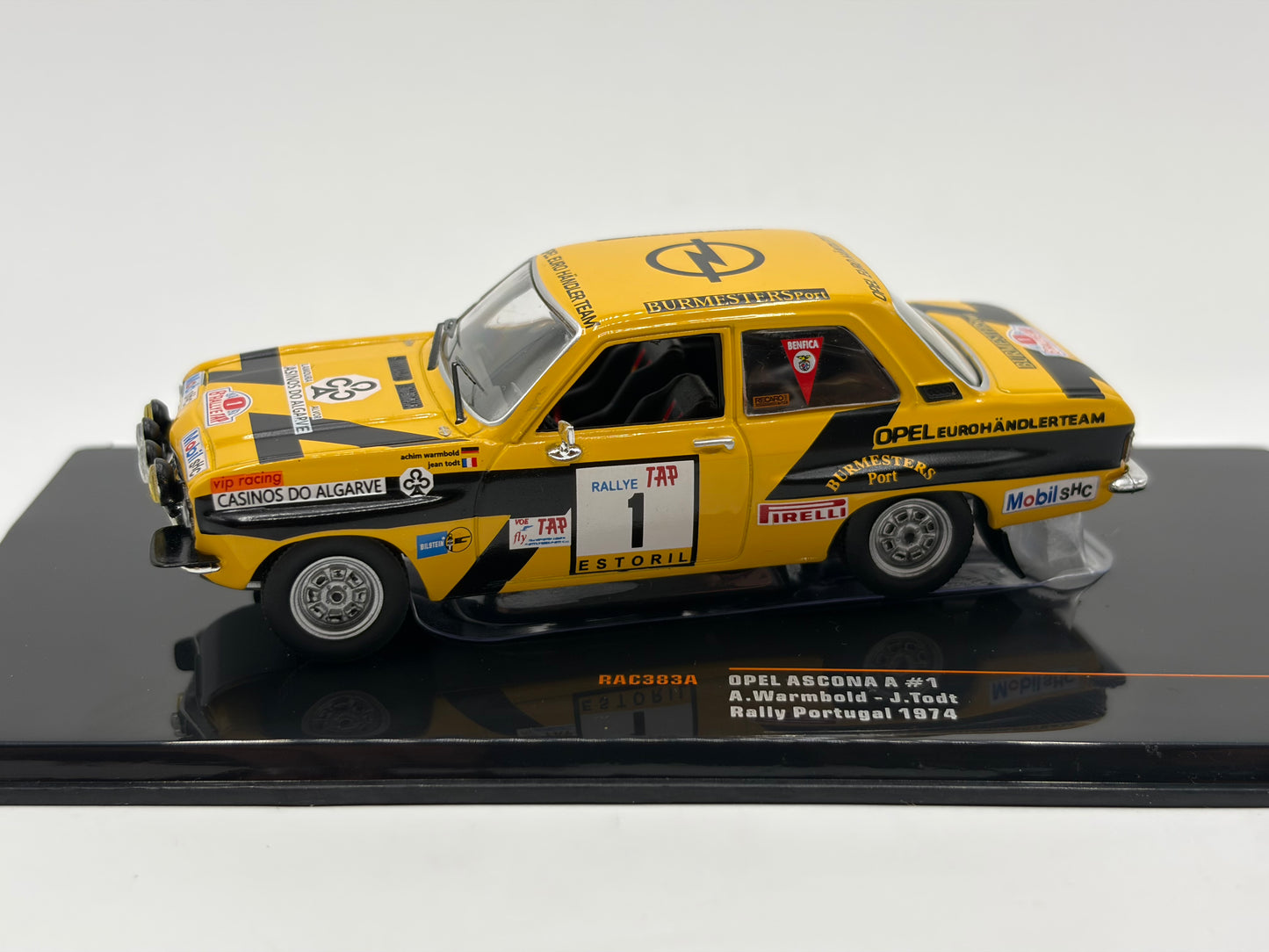 1/43 1974 Opel Ascona A - Rally Portugal - Warmbold / Todt | Model Rally Car