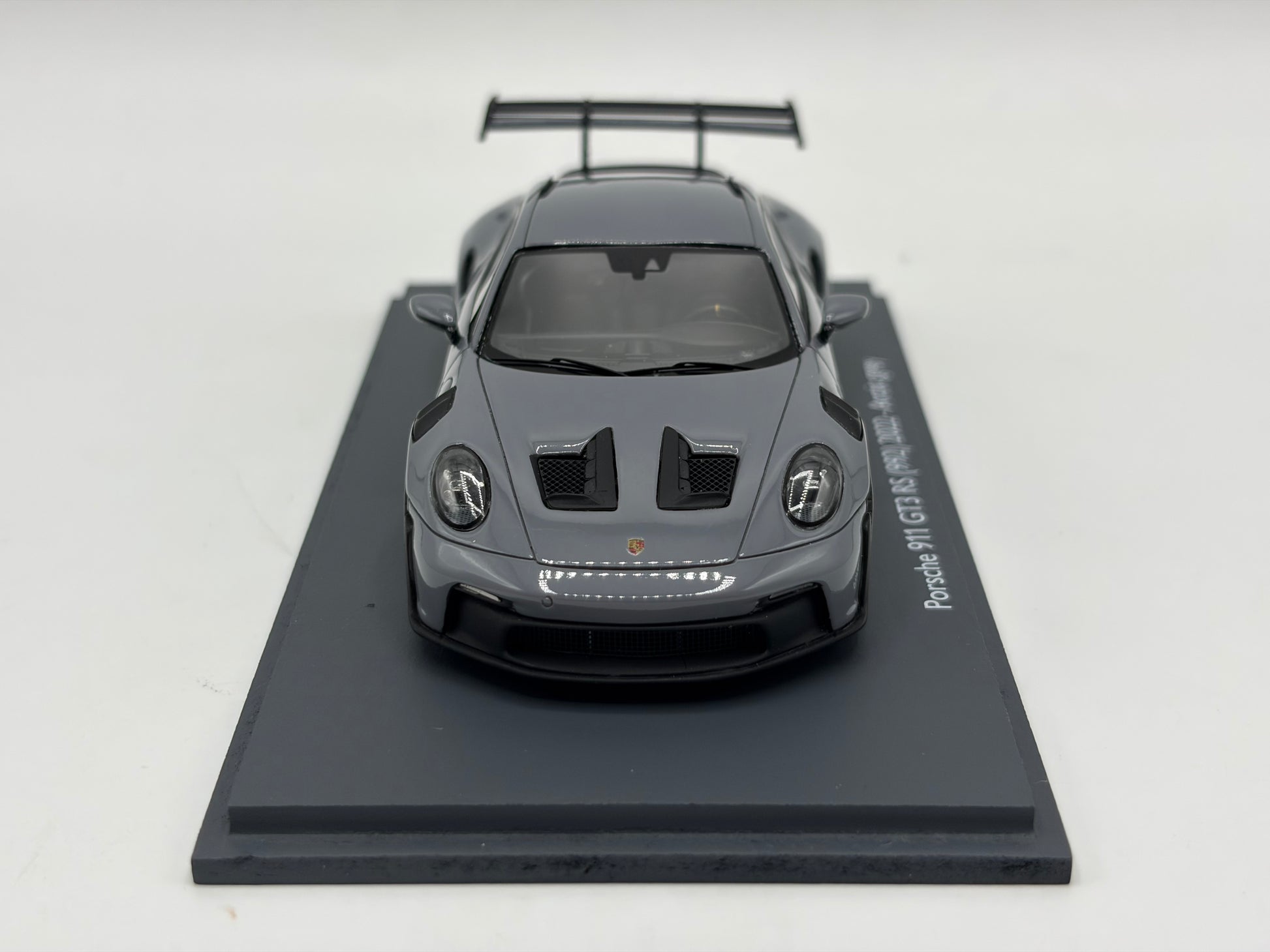 1/43 2022 Porsche 911 GT3 RS (992) - Arctic Grey - Schuco | Model Car