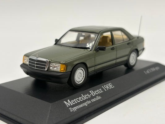 1/43 1984 Mercedes 190E - Cypress Green - Minichamps | Model Car