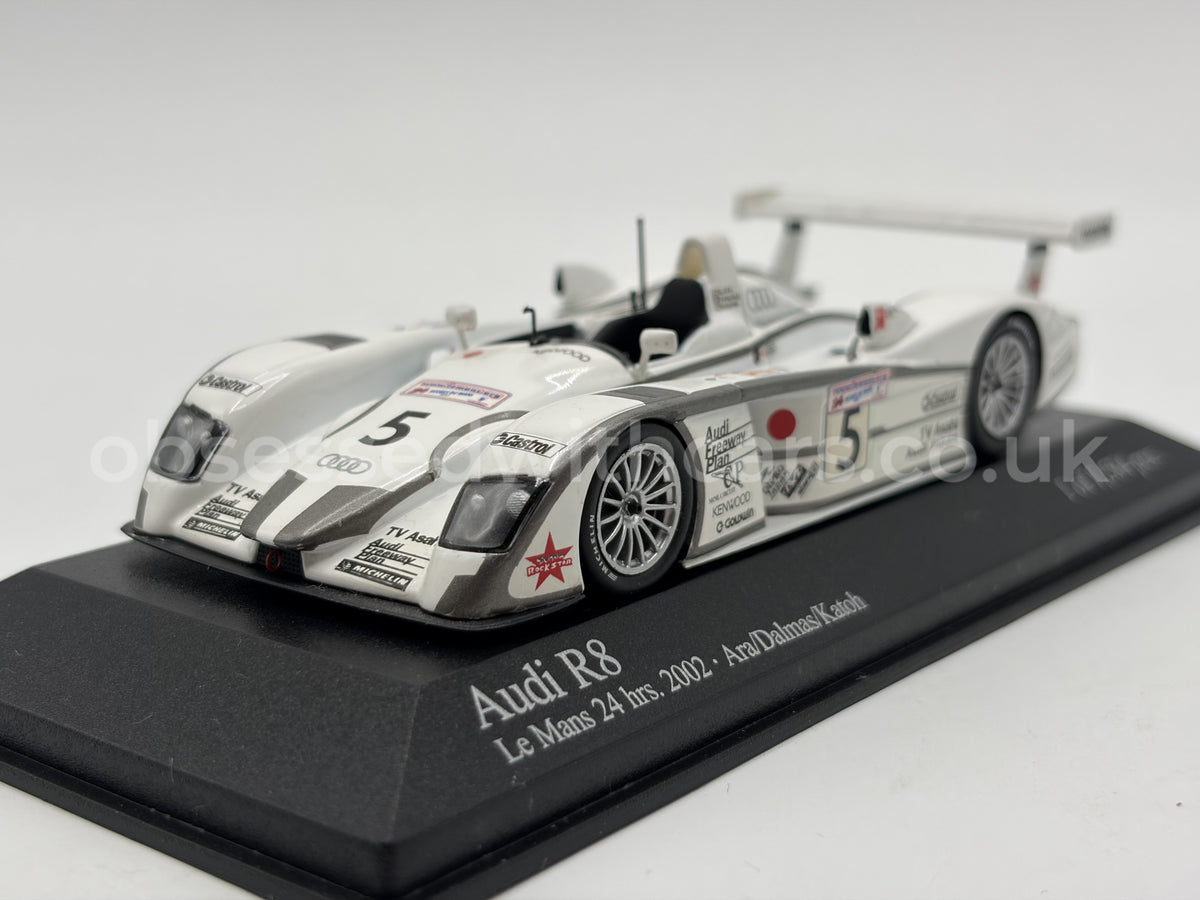 1/43 2002 Audi R8 - Ara / Dalmas / Katoh - Minichamps | Model Le Mans Car