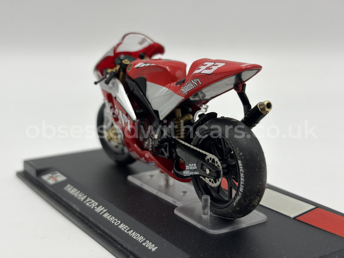 1/24 2004 Yamaha YZR-M1 - Marco Melandri | Racing Bike Model