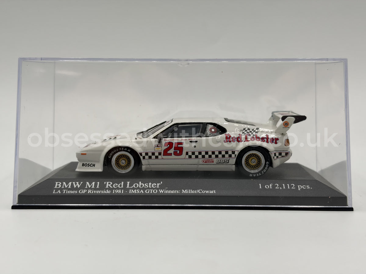 1/43 1981 BMW M1 - Cowart / Miller - Minchamps | Model Car