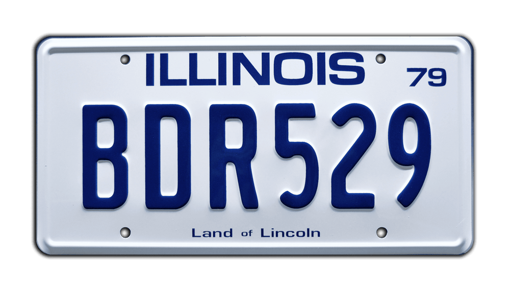 BDR 529 - Blues Brothers - Dodge Monaco Bluesmobile | License Plate