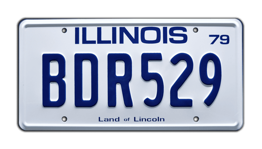 BDR 529 - Blues Brothers - Dodge Monaco Bluesmobile | License Plate