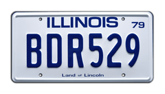 BDR 529 - Blues Brothers - Dodge Monaco Bluesmobile | License Plate