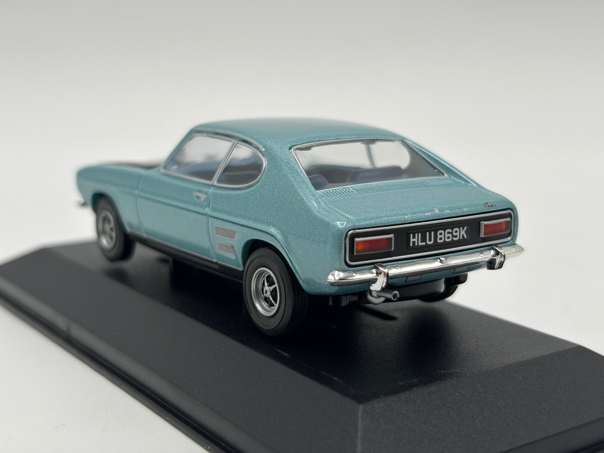 1/43 1971 Ford Capri Mk1 - Glacier Blue - Corgi Vanguards | Model Car